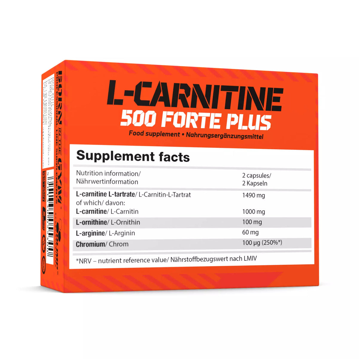 L-Carnitine 500 Forte Plus 60 capsules