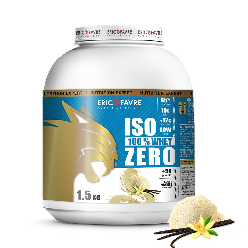 Whey Isolate zéro Eric Favre vanille