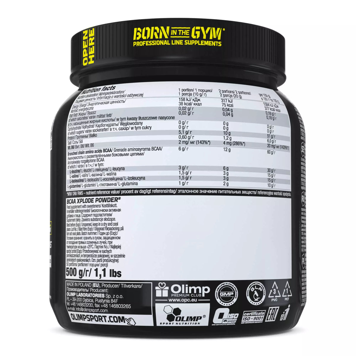 BCAA Xplode Powder 500g